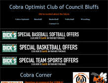 Tablet Screenshot of cobraoptimist.org